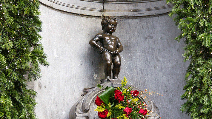 Tượng Manneken Pis.