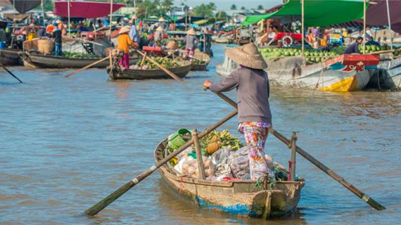 Chợ Nổi Cái Răng.