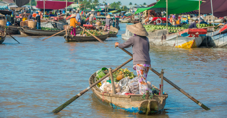 Chợ Nổi Cái Răng.
