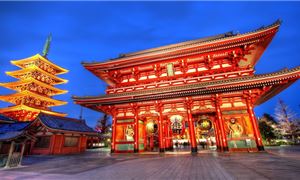 Chùa Asakusa Kannon.