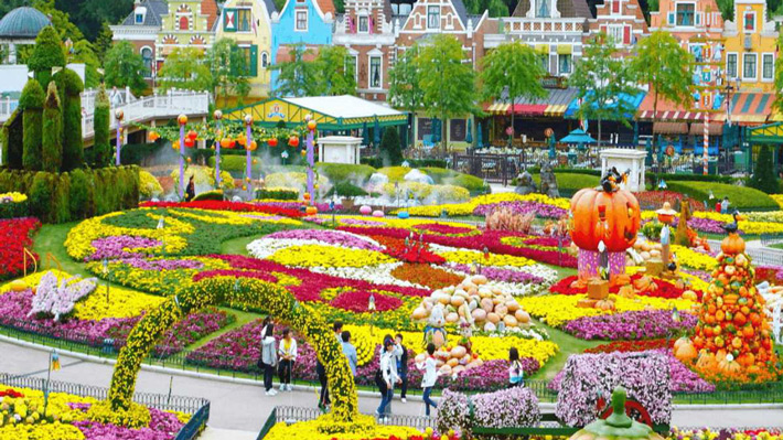 Công viên giải trí đa dạng Everland.