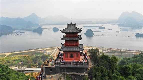 Chùa Ngọc - Đàn tế trời của chùa Tam Chúc