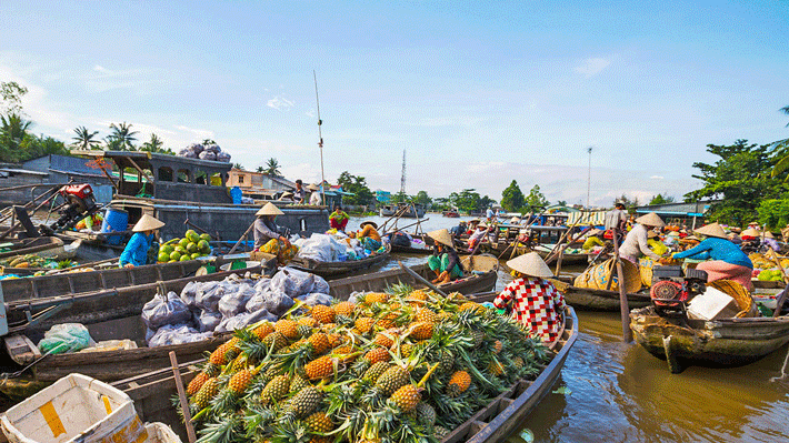 Chợ Nổi Cái Răng.