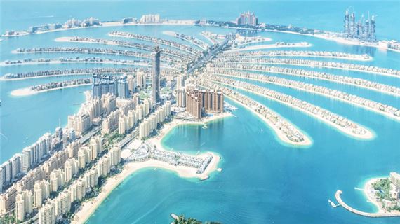 Quan cảnh ở Dubai.