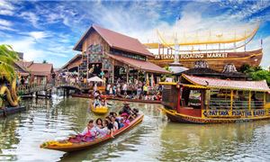 Chợ nổi bốn miền Pattaya.