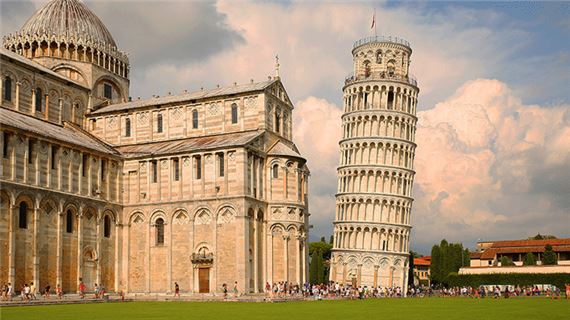Tháp Nghiêng Pisa.