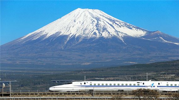 Tàu siêu tốc Shinkansen.