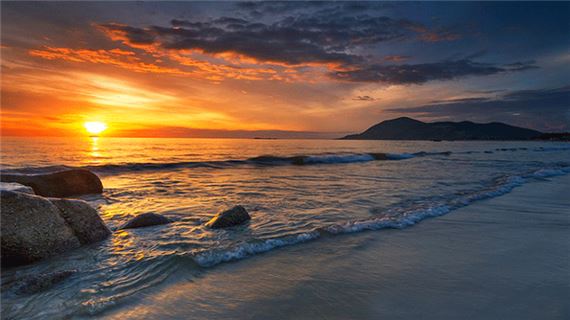 Ngắm Hoàng Hôn Trên Đảo