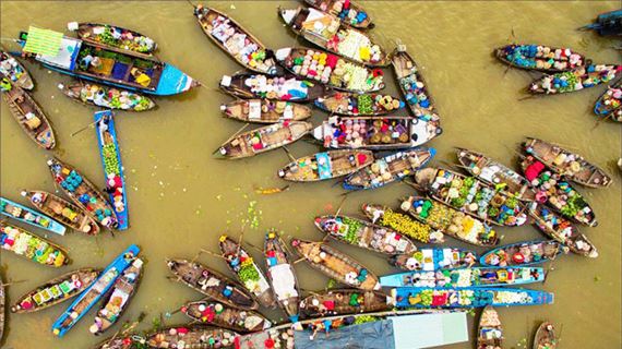 Chợ Nổi Cái Răng.