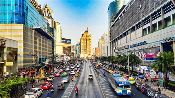 Đường phố Thái Lan.