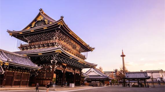 Chùa Higashi Hongan-ji.