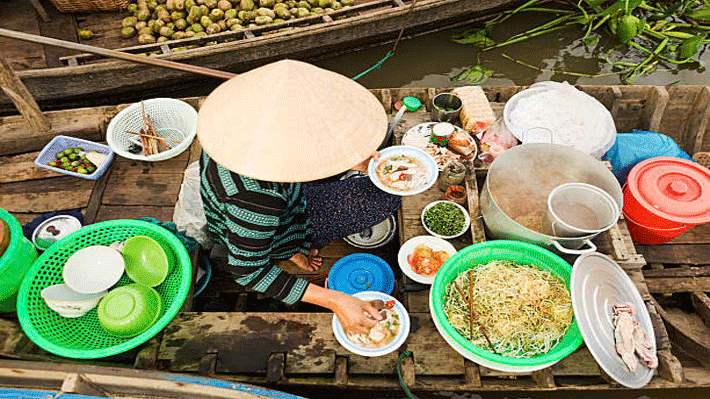 Chợ Nổi Cái Răng.