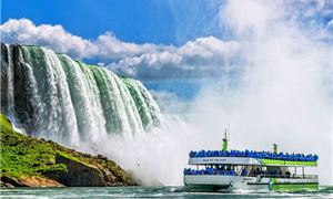 Cảnh quan thác Niagara.