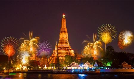 Tour Tết Thái Lan 5N4Đ: Bangkok - Pattaya - Vườn Nong Nooch - Trải Nghiệm Cưỡi Voi (Bay VNA)