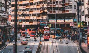 Quan cảnh ở Hong Kong.