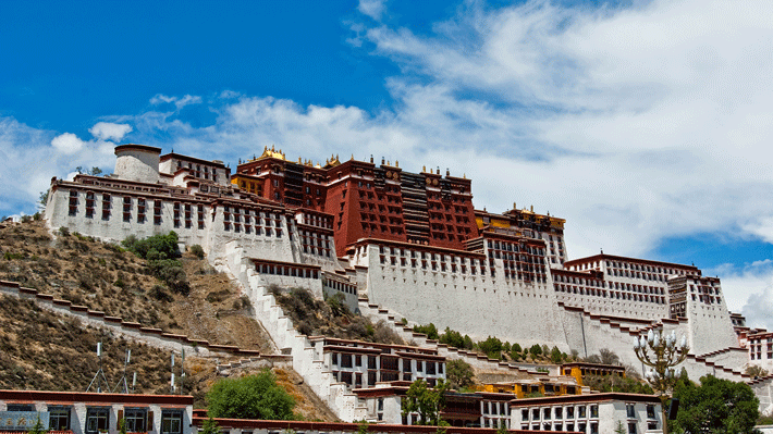 Cung điện Potala.