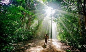 Thư giãn trong vườn Quốc Gia Nam Cát Tiên.