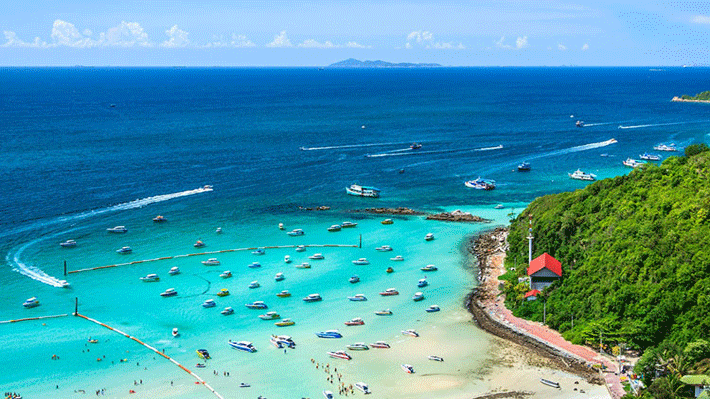 Đảo San Hô Koh Larn - Thiên đường biển xanh, cát trắng.