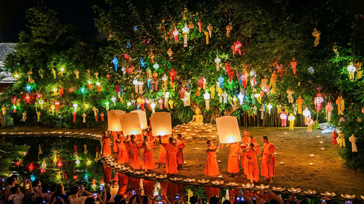Lễ hội thiên đăng YiPeng.
