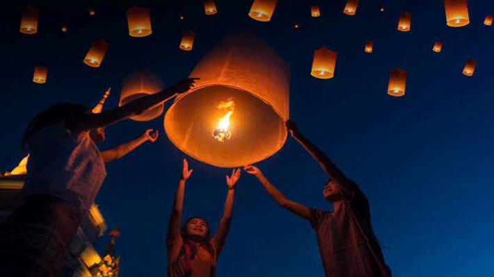 Lễ hội thiên đăng YiPeng.