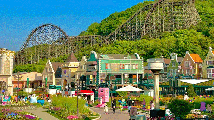 Công viên giải trí đa dạng Everland.