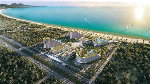 Quan cảnh The Empyrean Cam Ranh resort t