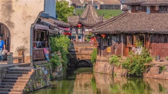 Một góc cảnh ở Ô Trấn.