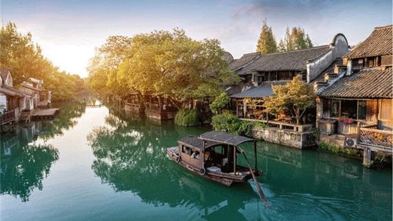 Phong cảnh ở Ô Trấn.