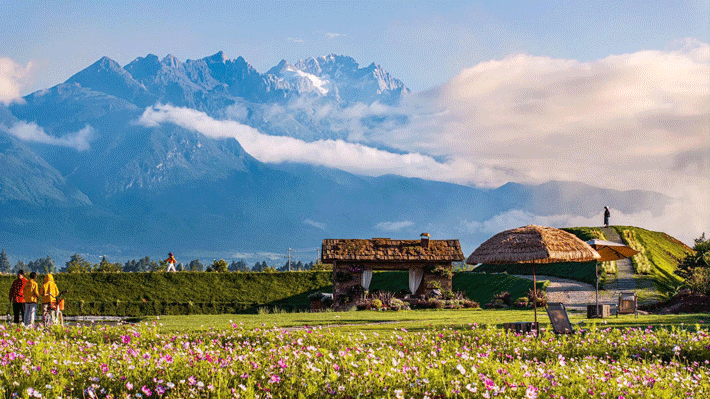 Tuyết Sơn Trang Viên ở Lệ Giang.