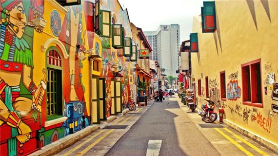 Con phố Haiji Lane.