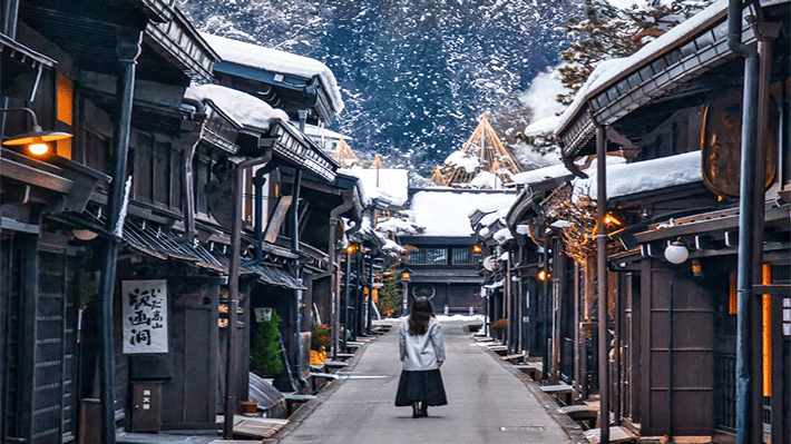 Phố cổ Takayama.
