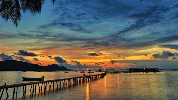 Qaun cảnh ở Rạch Vẹm, Phú Quốc.