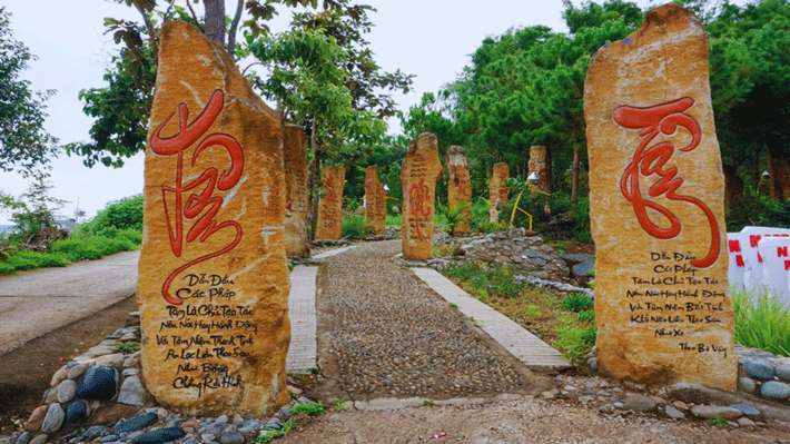 Một góc cảnh ở làng Chùa Đại Ninh.