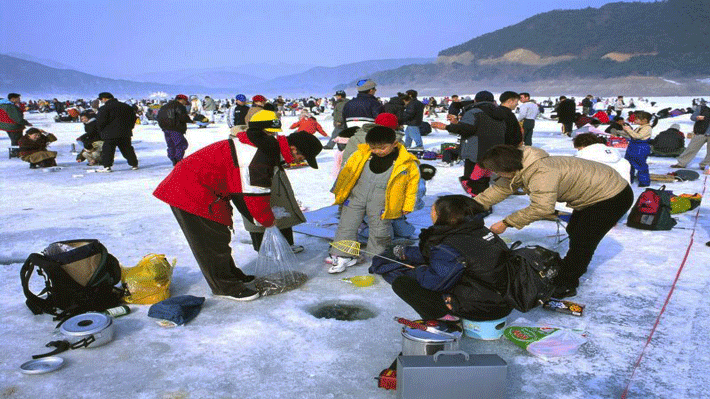 Lễ hội câu cá trên sông