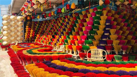 Làng hương thủy xuân