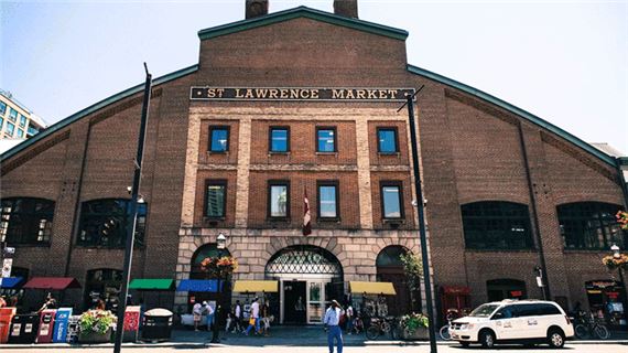 St. Lawrence Market.