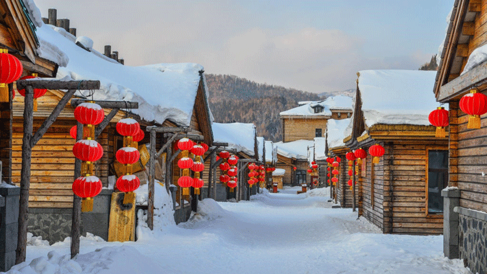 Con đường gỗ ngắm cảnh Làng Tuyết Hương