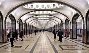 Hệ thống tàu điện ngầm Moscow.