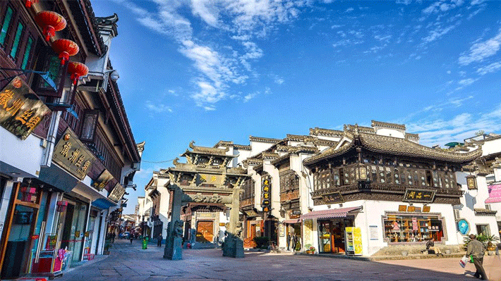 Phố cổ Đồn Khê.