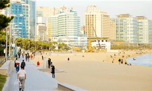 Biển  Haeundae.