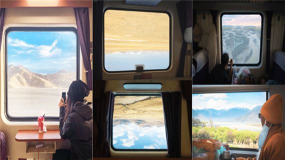 Chiêm ngưỡng khung cảnh bên ngoài Tây Tạng