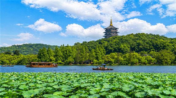 Phong cảnh Tây Hồ.