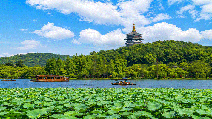 Phong cảnh Tây Hồ.